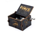 Muziekdoosje - Star wars - Tune - Zwart - May The Force be with you - Muziek