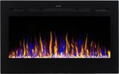 A-Flame MAJ915 elektrische haard zwart inbouw wandhaard