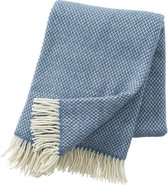 Plaid - Wol-Klippan-Deken - Woon accessoire - Wollen deken- China Blue