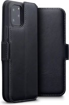 iPhone 11 Pro Bookcase hoesje - CaseBoutique - Effen Zwart - Leer