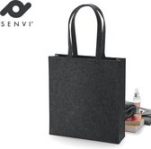 Senvi - Shopper Vilt - Kleur Antraciet/Melee - SVBG723