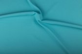 Texture/Polyester stof - Licht waterblauw - 50 meter