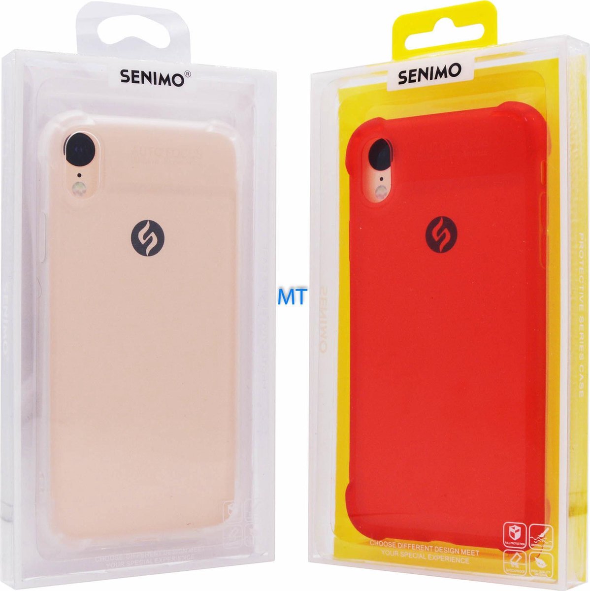 Anti-shock TPU Softcase iPhone Xr - SENIMO - Rood