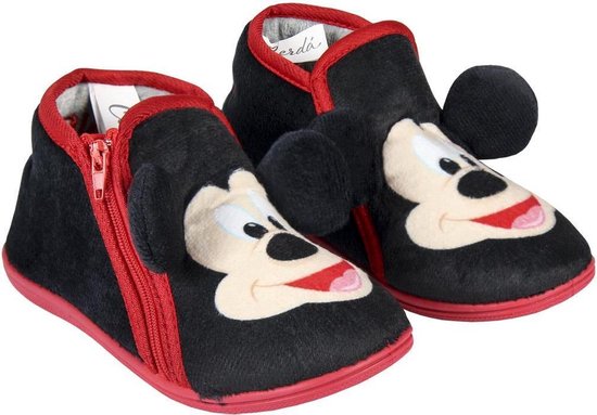 Disney - Mickey Mouse - Sloffen - Zwart - Maat 27 | bol.com