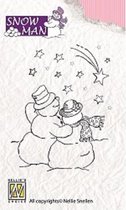 Clearstamp - Snowmen - Falling Star - SNM004
