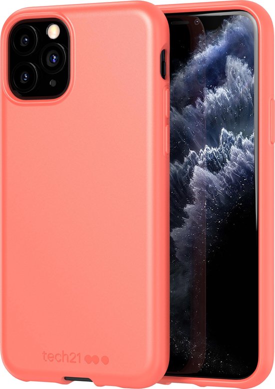 Studio Colour Antimicrobial Backcover iPhone 11 Pro hoesje Coral