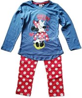 Minnie Mouse Pyjama - Blauw - 128