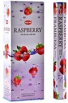 HEM Wierook - Raspberry - Slof (6 pakjes/120 stokjes)
