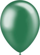 Donkergroene Ballonnen Metallic 25cm 10st