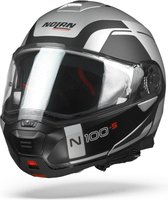 Nolan N100-5 Consistency Flat Zilver N-Com 021 Integraalhelm - Motorhelm - Maat M