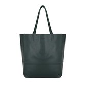 Mae & Ivy - Porter Basic Shopper  Dark Green- Vegan leather