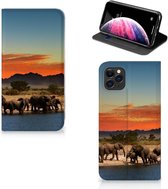 Geschikt voor iPhone 11 Pro Max Hoesje maken Olifanten