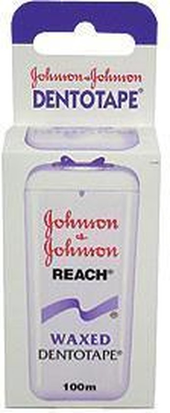 Weg Voorzien Stuwkracht Johnson & Johnson Reach Waxed Dentotape - 100 m - Flosdraad | bol.com