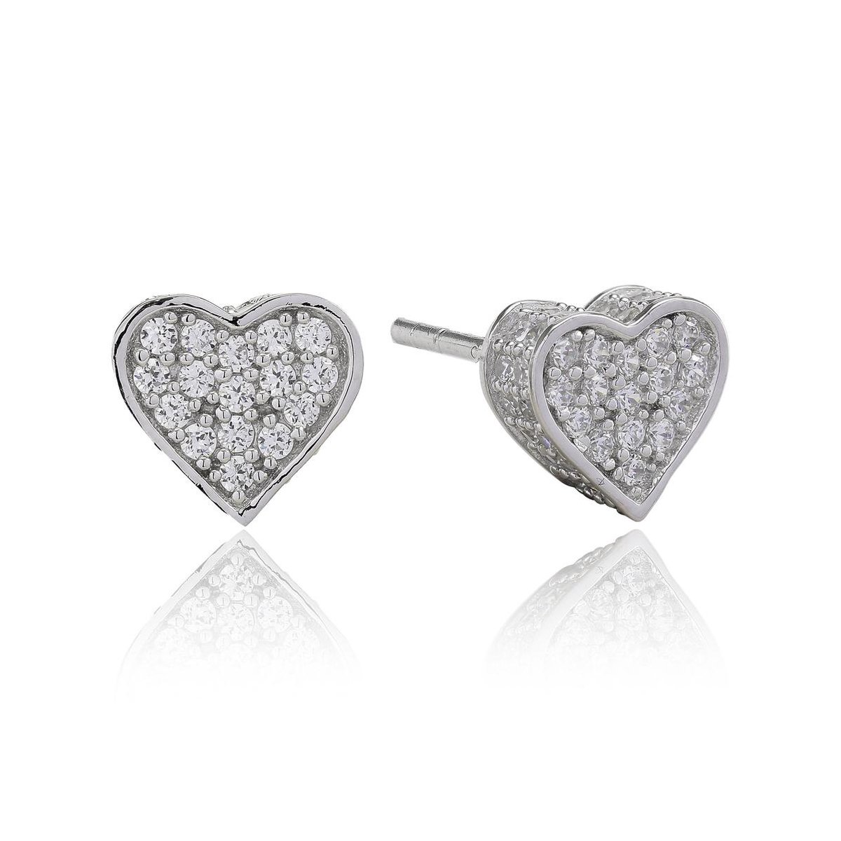 Sif Jakobs oorknopjes Amore zilver Collection SJ-E2185-CZ