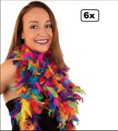 6x Boa regenboog 180 cm. 50 gr.