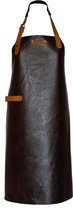 Tablier en cuir de luxe (BBQ) Xapron New York - couleur Marron (marron)