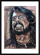 Dave Grohl, FooFighters schilderij (reproductie) 51x71cm