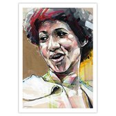 Aretha Franklin art print (50x70cm)