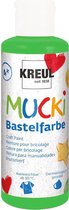 MUCKI Groene Knutselverf - 80ml - Dermatologisch getest, parabenenvrij, glutenvrij, lactosevrij, veganistisch