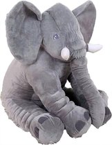 DW4Trading® Knuffel olifant grijs 60 cm