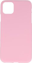 Color TPU Hoesje voor iPhone 11 - Roze