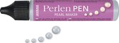 Javana Silver Pearl Effect Pen 29ml - Pour textiles et autres surfaces