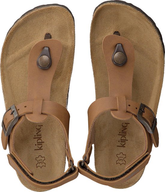 Kipling Jongens Sandalen Juan 3 - Cognac - Maat 33