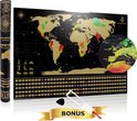 YOUR ADVENTURE World Scratch Map XL (84 x 59.4 cm) - Kras Wereldkaart Poster - Wereldkaart wanddecoratie Scratchmap - Wereld Kraskaart - Poster Wereldkaart Kras - Krasmap - Kras Wereldkaarten - Wereldmap - World map - Wereld Kaart