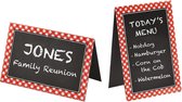 16 stuks krijtbord tafelkaartjes 10,1 x 15,2 cm