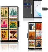 Geschikt voor Samsung Galaxy Note 10 Flip Cover Postzegels