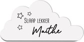 BrandLux Houten bord | Wolk slaap lekker