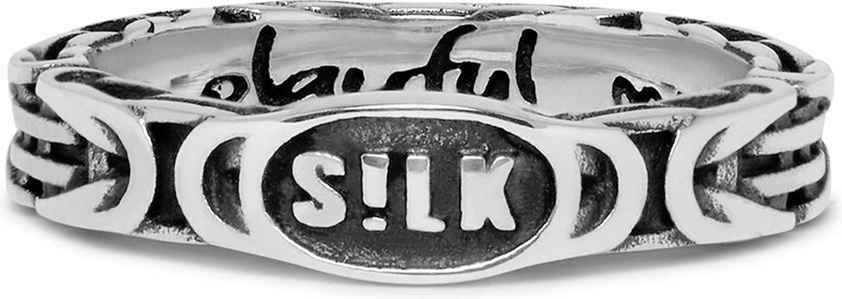 SILK Jewellery - Zilveren Ring - Connect - 267.17 - Maat 17,0
