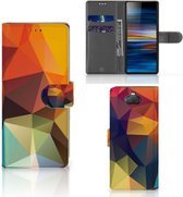 Coque pour Sony Xperia 10 Coque Téléphone Couleur Polygon