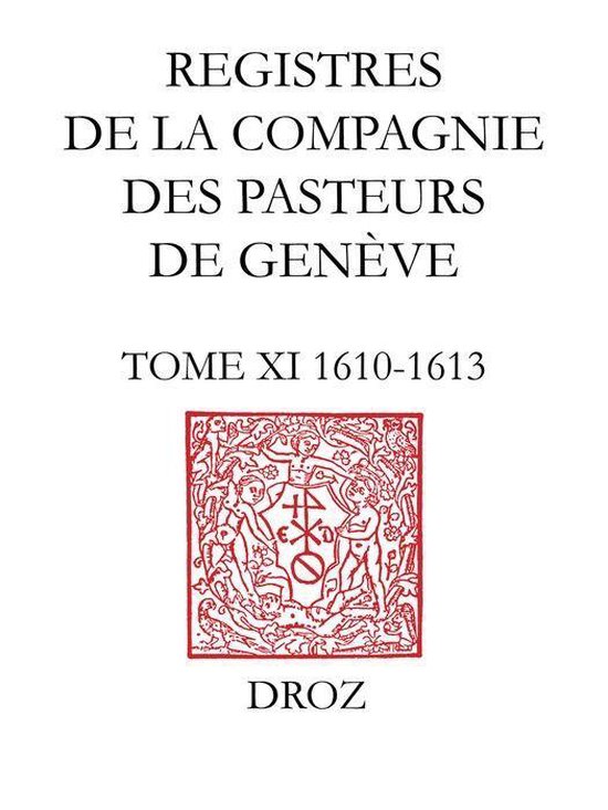 Travaux d'Humanisme et Renaissance - Registres de la Compagn ... - cover