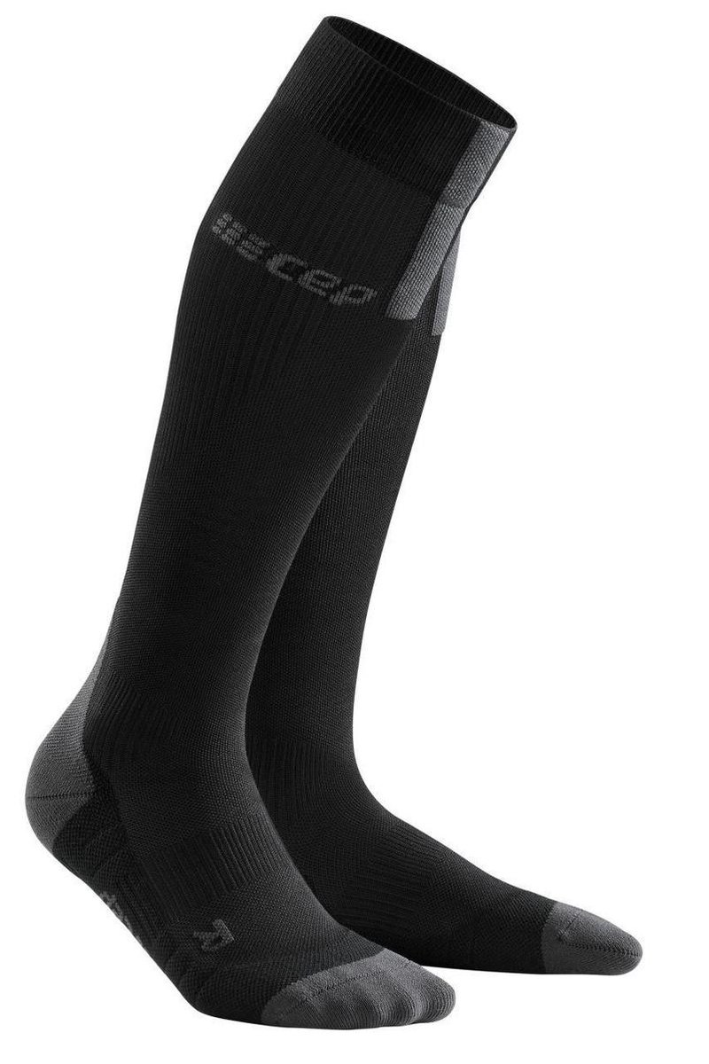 CEP Run Socks 3.0 Compressiekousen Zwart/Grijs