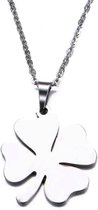 Ketting dames | goudkleurige dames ketting met parel | parel ketting | schakelketting | 925 zilver | zilveren dames ketting | cadeau voor vrouw | schoencadeautje sinterklaas | blac