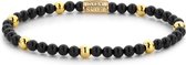 Rebel & Rose More Balls Than Most Black Panther - 4mm - yellow gold plated RR-40043-G-15 cm