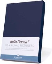 Bella gracia alto hoeslaken, hoge hoek navyblauw (0507) 90-100/190-220cm