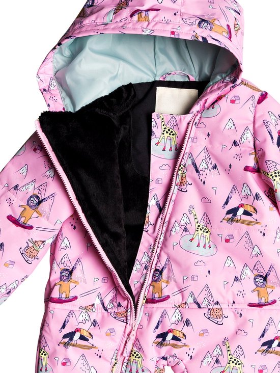 Roxy Rose Jumpsuit Meisjes Baby Skipak - Prism Pink Snow Trip - Maat 12-18M  | bol.com