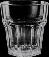 Beker - Kunststof drinkglas - Drinkbeker - Plastic glazen - 26cl - Transparant - 6 stuks