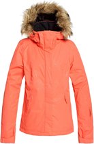 Roxy Jet Ski Dames Ski jas - Living Coral Arrow Feel Emboss - Maat XL