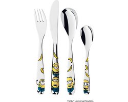 WMF Kids Minions - Kinderbestekset - 4-Delig - RVS - Vaatwasserbestendig - Ergonomisch Ontwerp