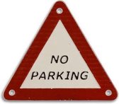 Maddeco - Gietijzeren - wandbord - No - Parking - gevaren - driehoek - gietijzer