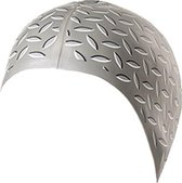 Siliconen Zwemcap Metal Design Zilver