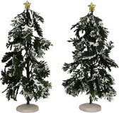 Luville  - Snowy Conifer 2 pieces - Kersthuisjes & Kerstdorpen