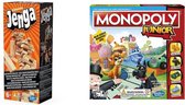Gezelschapsspel - Monopoly Junior & Jenga - 2 stuks
