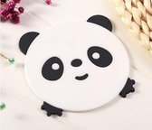 Onderzetters met Panda voor Bekers en Glazen - Set van 6 Stuks - Diameter 9 cm