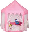 Speeltent voor Kinderen - Met Bodem - Vanaf 3 Jaar - 135x135x140cm - Kinderen Tent Kasteel - Voor binnen en Buiten- roze