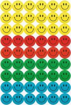 Blije Smiley Stickers | 540 Beloningsstickers | Kinderstickers, Smileystickers | 324 stickers 19 mm doorsnede | Positief Opvoeden, Leuk Belonen met Stickers, Gekleurde Smiley Stick