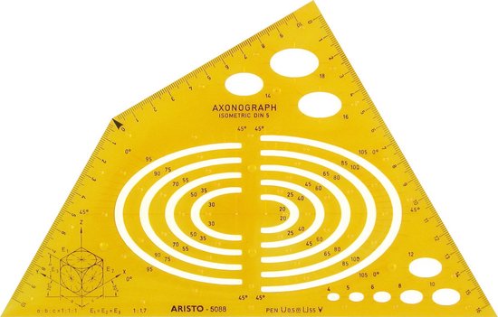 16st Grote Cirkel Stencils voor Het Tekenen, Plastic Sjablonen voor Cirkels 6-25cm